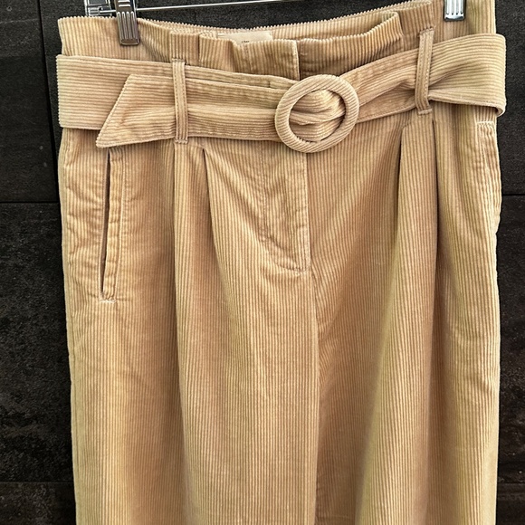 Sezane Cream High-Waisted Trousers - Picture 10 of 12